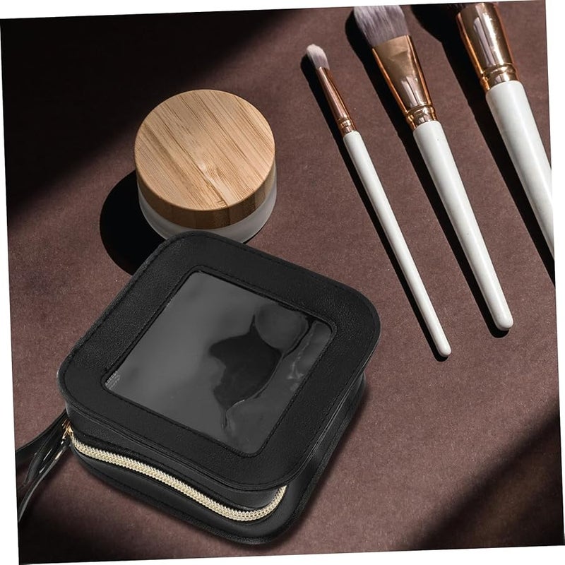 Large Travel Toiletry Bag For Women Makeup Organizer With Zipper For Brushes - Image 5